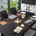 Moderne houten kantoor- en vergadertafel