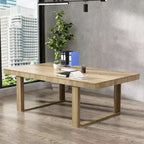 Moderne houten kantoor- en vergadertafel