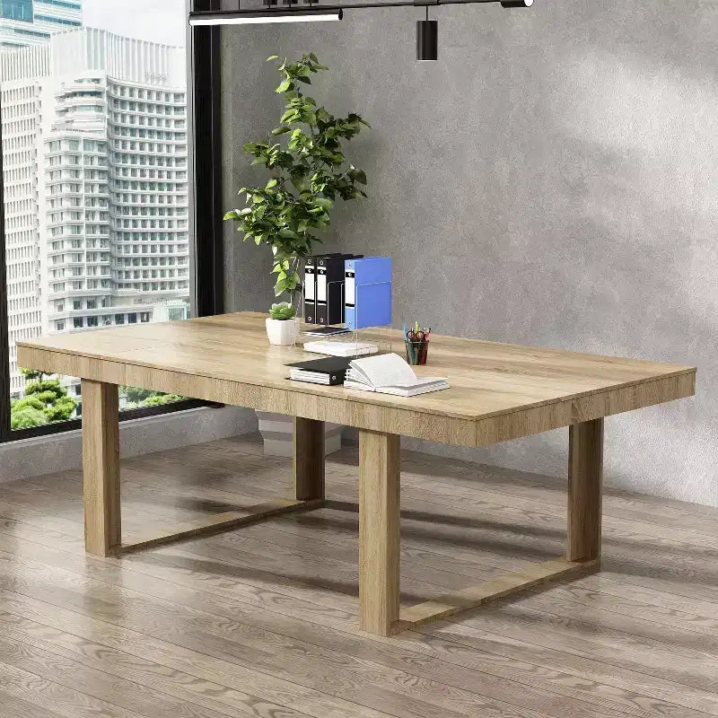 Modern Wood Office Conference Meeting Room Desk