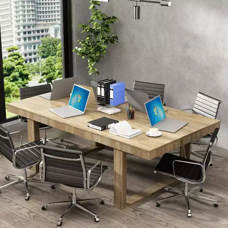 Famapy Modern Wood Office Conference Meeting Room Desk