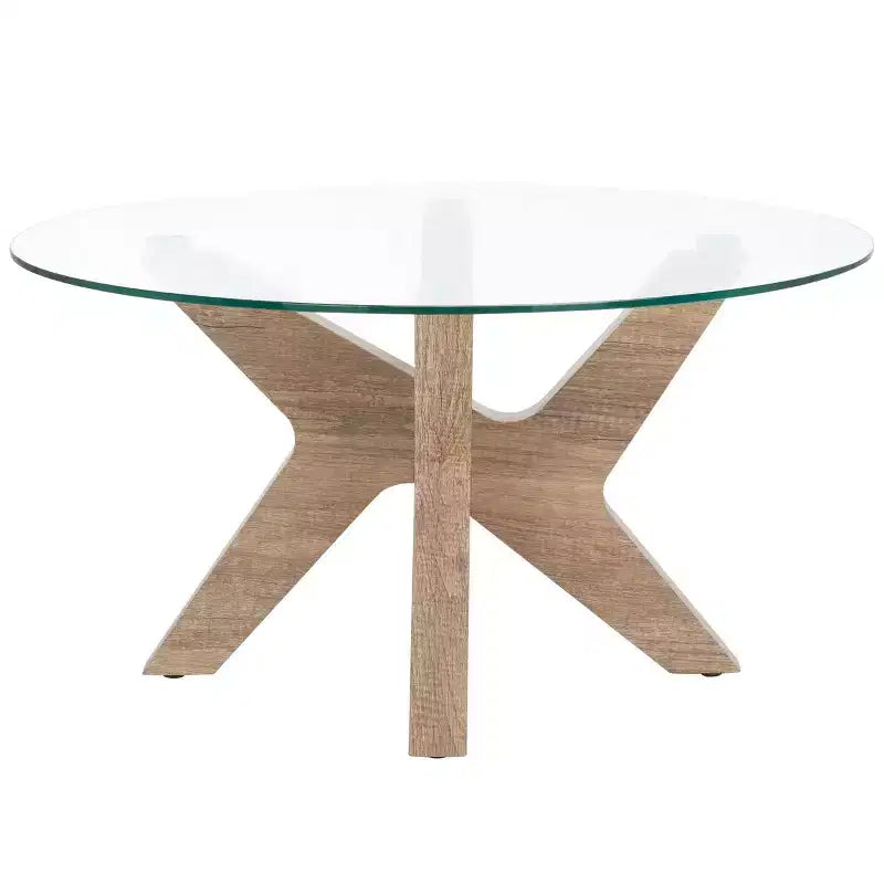 Coffee Table - Multibrown/Glass