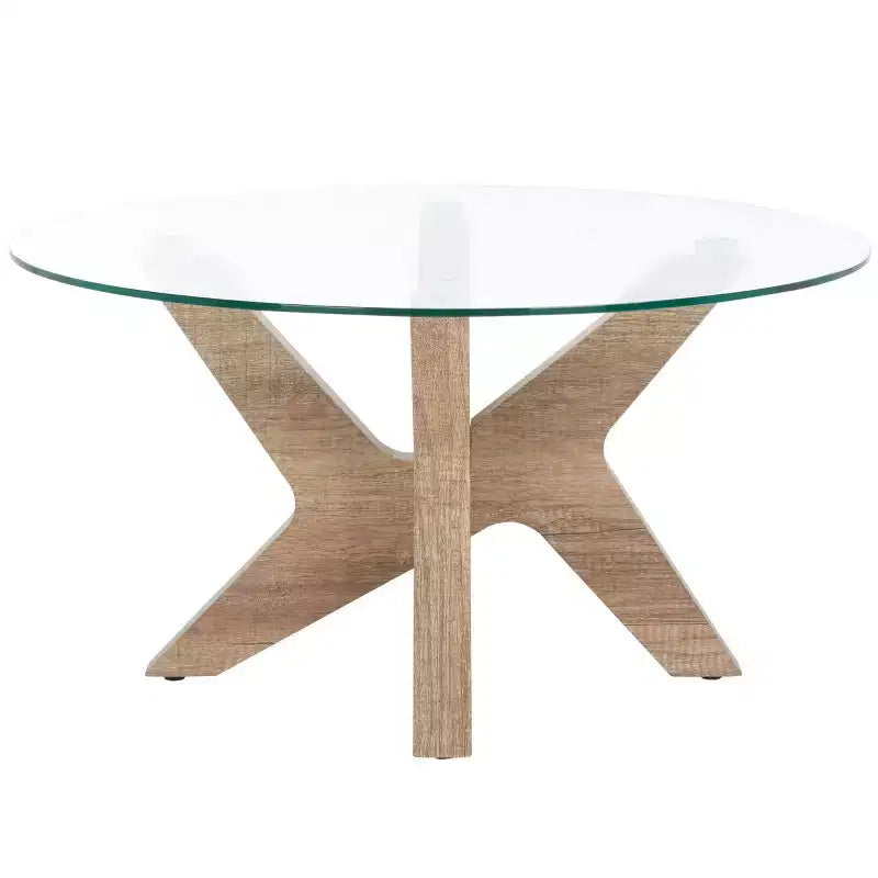 Coffee Table - Multibrown/Glass