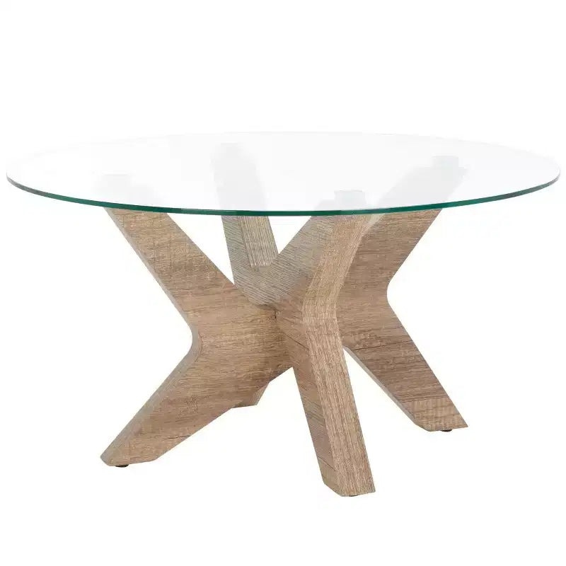 Coffee Table - Multibrown/Glass