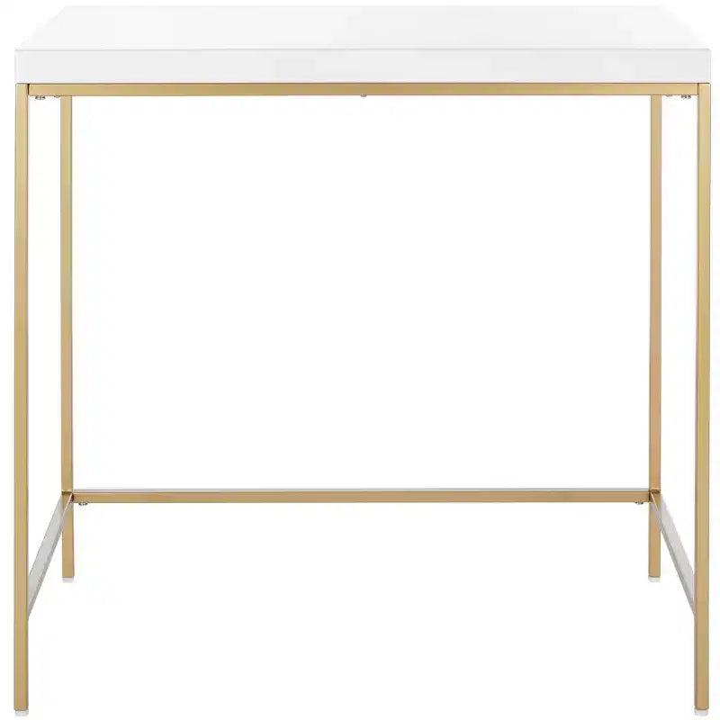 Cass Desk - DSK5015 - White/Gold - Safavieh