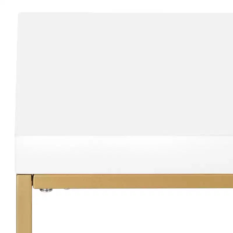 Desk - DSK5015 - White/Gold