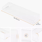 Estante flotante acrílico impermeable para baño, 15 x 4 x 2 pulgadas