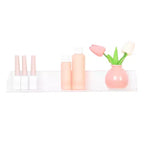 Estante flotante acrílico impermeable para baño, 15 x 4 x 2 pulgadas